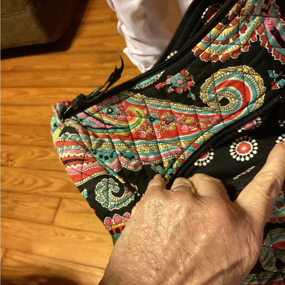 Vintage Vera Bradley In “Parisian Paisley “ Crossbody Shoulder Bag. - Picture 7 of 11